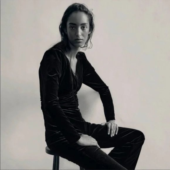 Zara Pants - Zara Black Jumpsuit Velvet.  SZ S